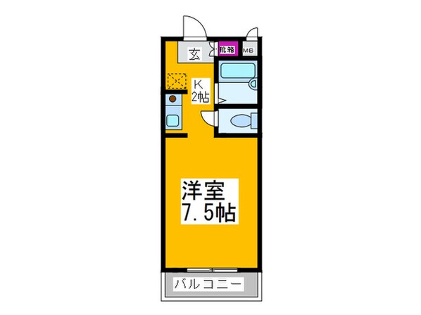 ハ－ベストコ－トの物件間取画像